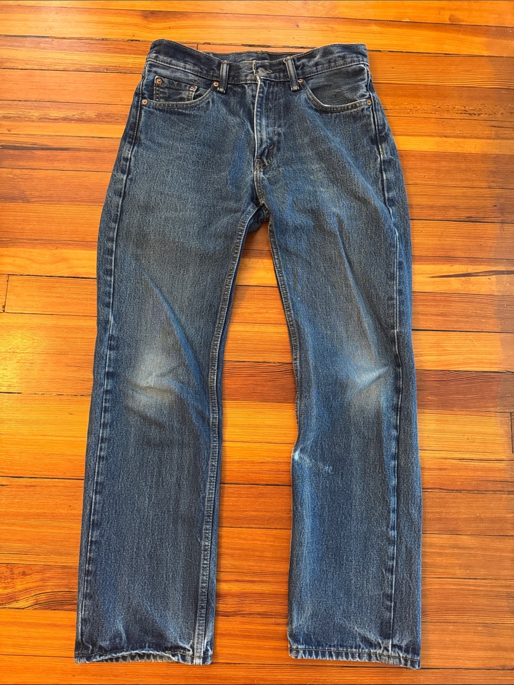 Levi's Men's Straight-Leg Jeans in Faded Blue